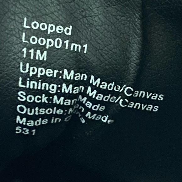 Steve Madden Black Zippered High Tops Size 11 - Picture 7 of 9